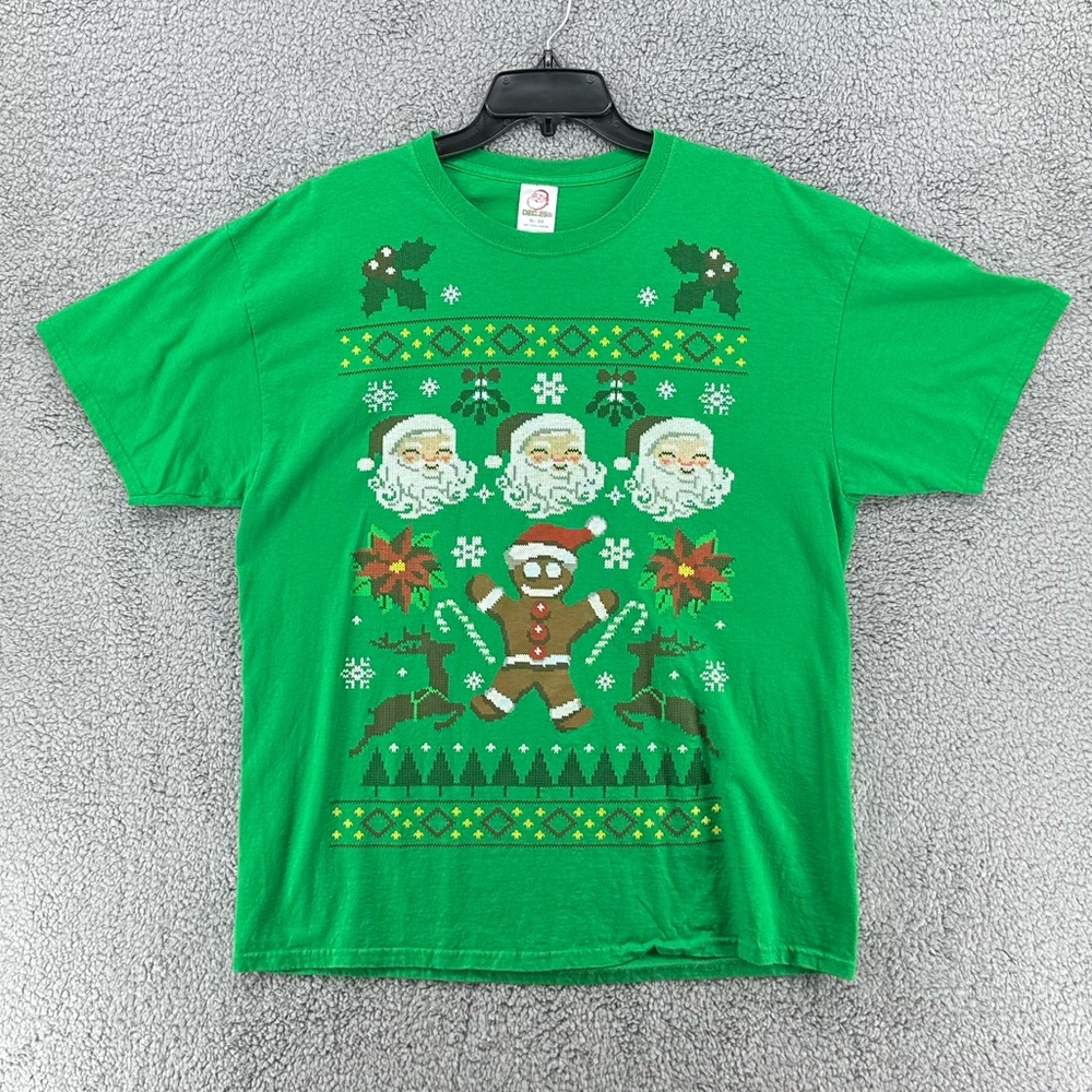 Dec‎ 25th Christmas Santa T-Shirt Men’s Sz XL